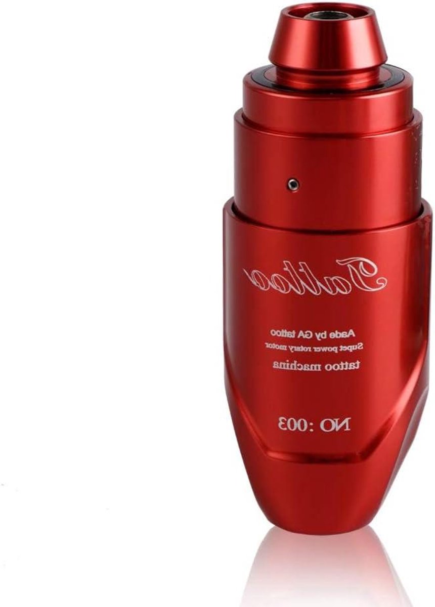 Tattoo Pen Machine - Permanente Makeup - Huid Kunst - Aluminium Legering - 121g - Rood