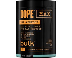 Bulk Dope Max Pre-Workout (25 serv) Sour Apple - Pre-Workout - Pre-Workout Booster