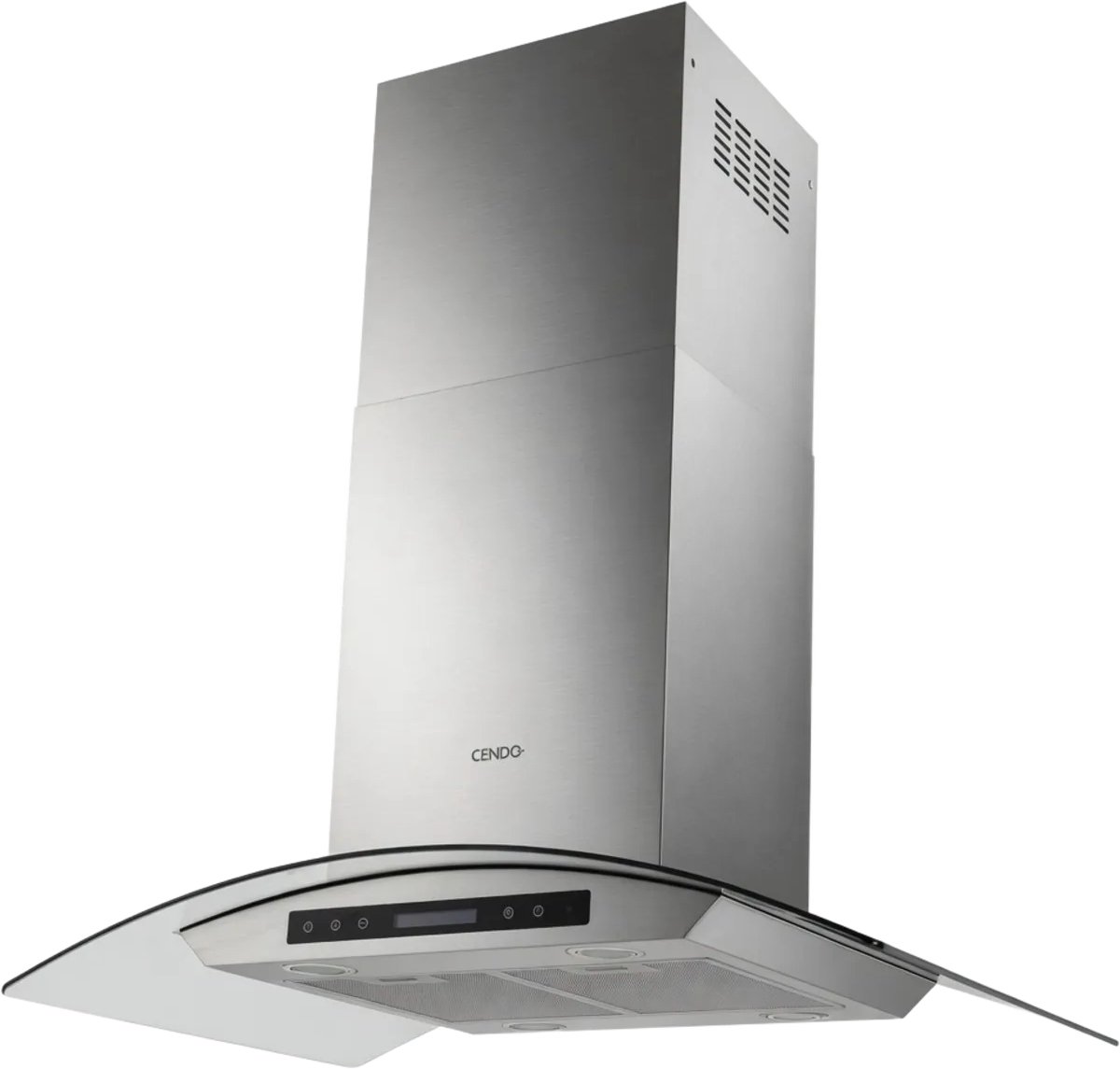 CENDO KR62EPDI - Eiland Afzuigkap - 90 cm - RVS Glas - 850 m³/h - A+ - Fluisterstil