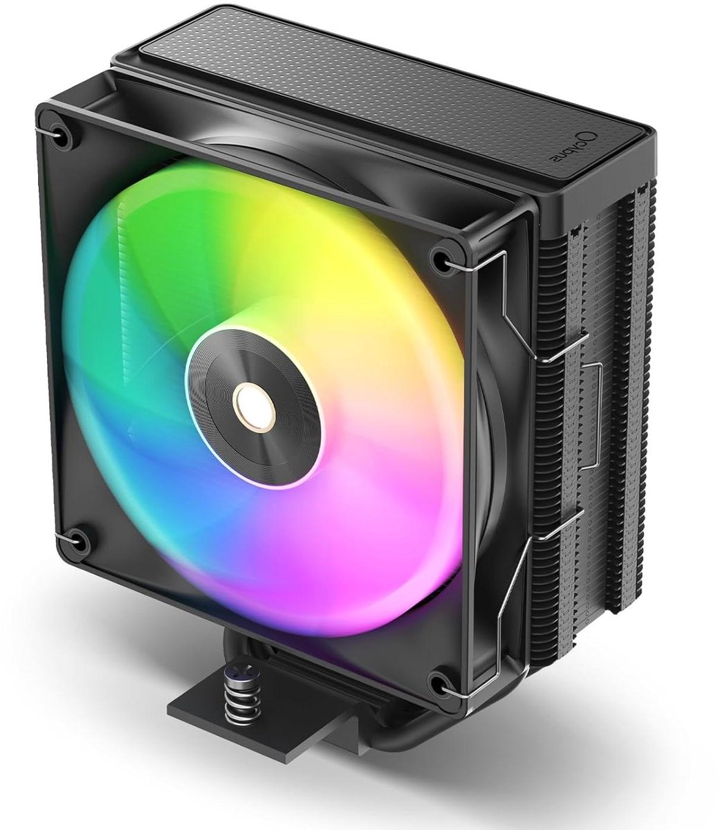 CPU Koeler - PC Ventilator - Stille Koeling - 220W TDP Ondersteuning - 120MM Fan - Zwart