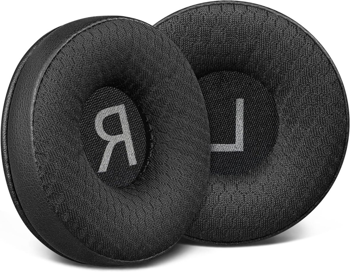 Vervangende Oorkussens 60mm voor Plantronics HW510/HW520 en Poly Blackwire, Comfortabele Earpads met Duurzaam Mesh Stof voor Verbeterde Geluidskwaliteit en Langdurig Gebruik