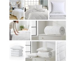 All-season dekbed 200 x 200 cm - Gewatteerd microvezel dekbed voor het hele jaar - Oeko-Tex gecertificeerd - Wasbaar op 60°C