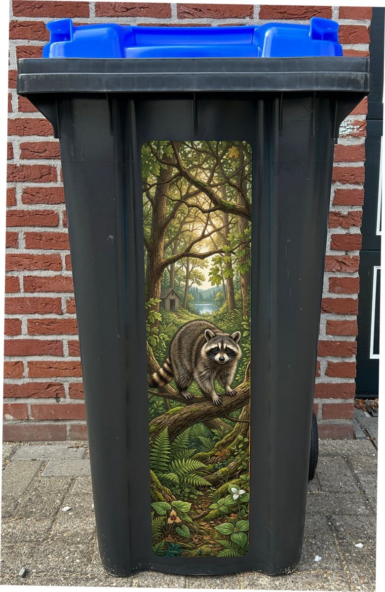 Klikosticker wasbeer 20x80 cm. (zie ook de andere designs)