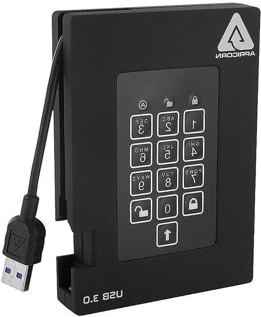 Externe Harde Schijf - Draagbare SSD Versleutelde Schijf - Veilige Gegevensopslag - FIPS 140-2 Level 2 Gevallideerd - 2 TB