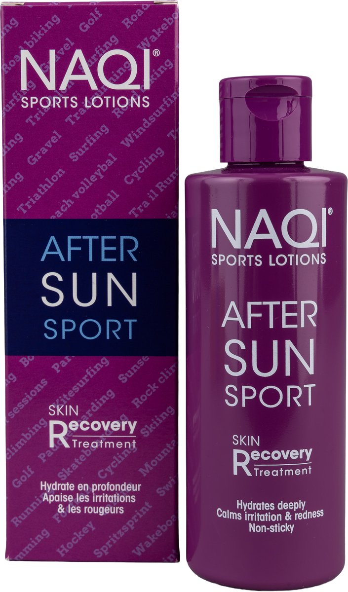 NAQI® After Sun Sport – After Sun Lotion – Hydraterend & Herstellend na zon