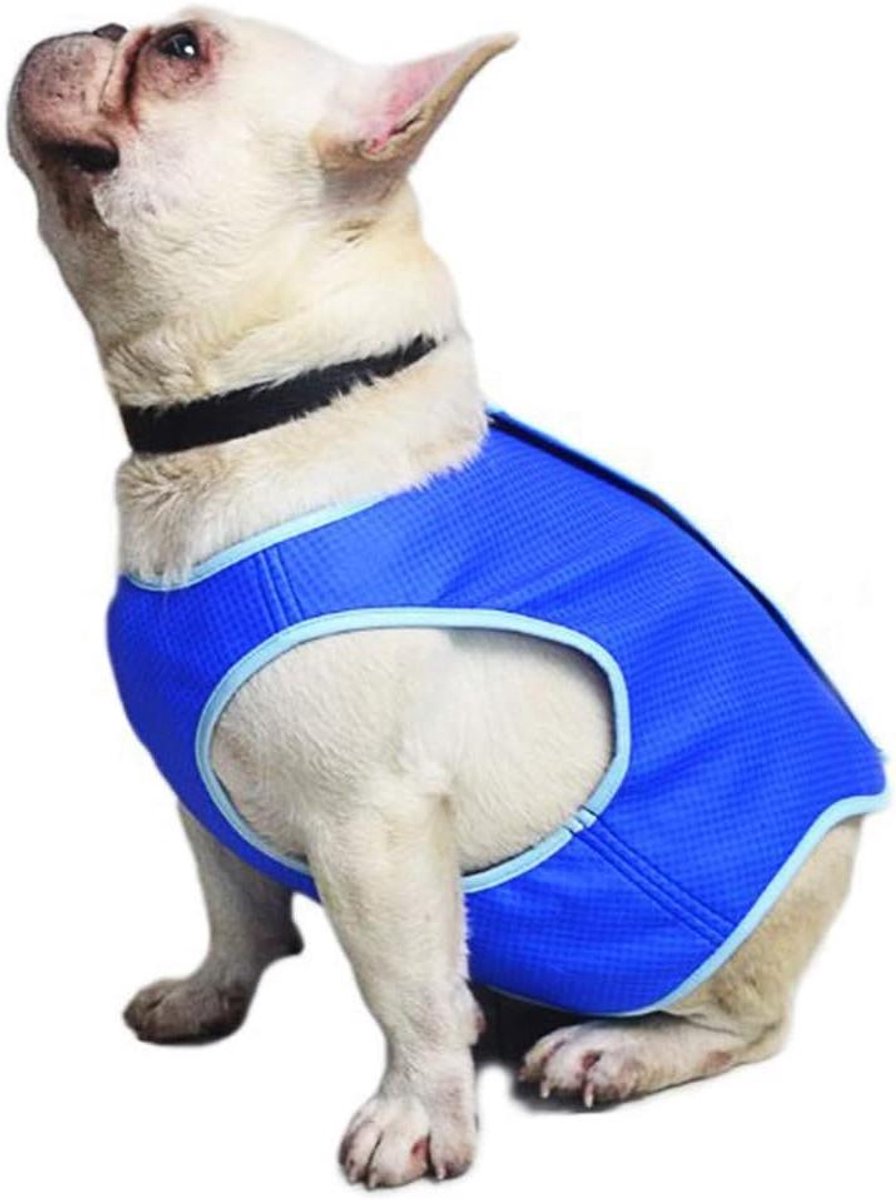 Honden Koelvest - Zomervest Hond - Hond Koel Houden - Verdampingstechnologie - Maat S - Blauw