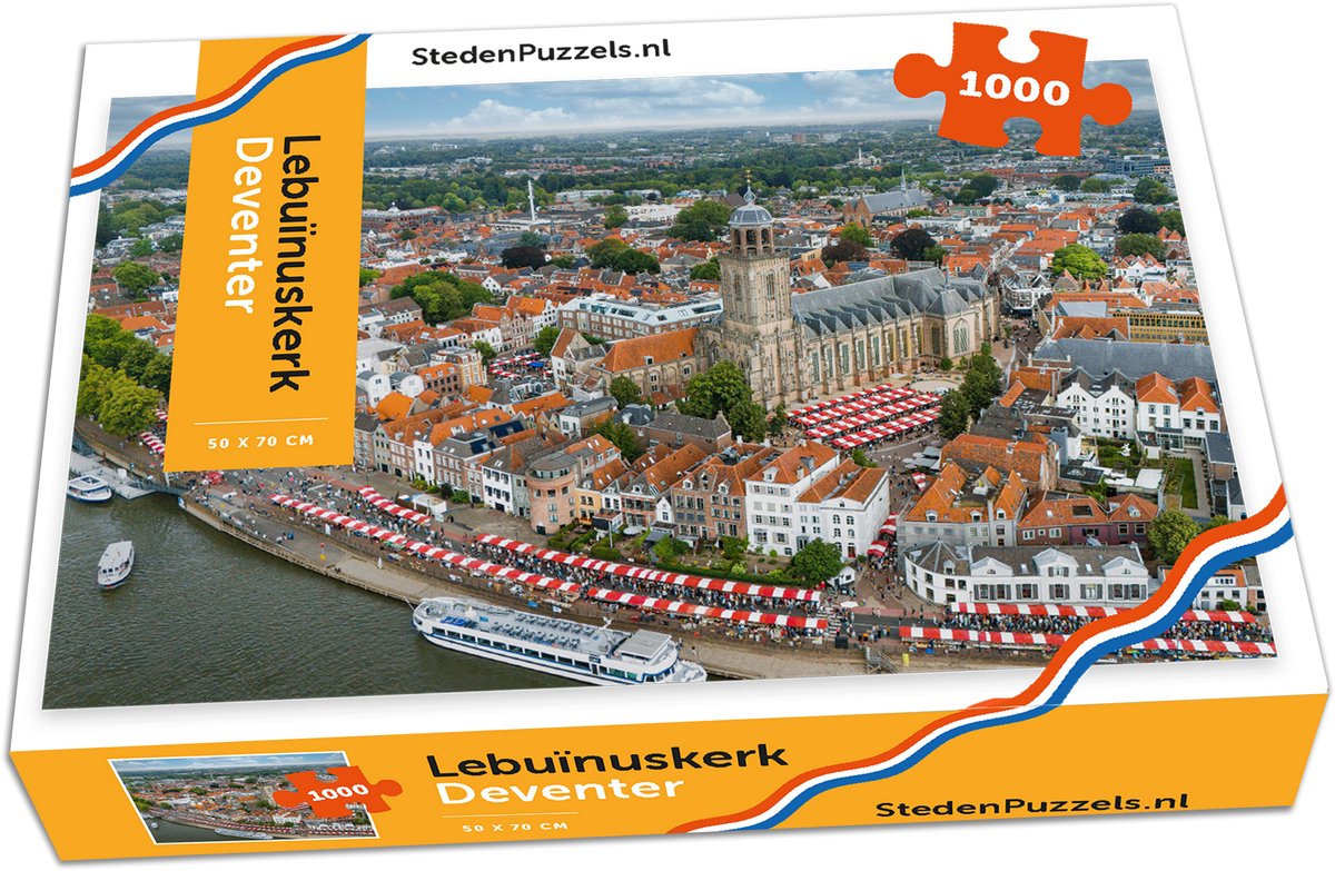 Stedenpuzzels - Lebuïnuskerk Deventer - 1000 stukjes