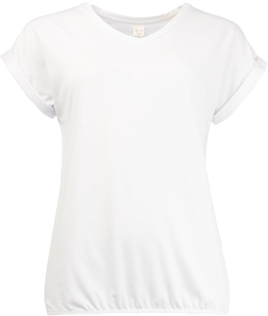 NED T-shirt Nox Sp Ss Travel Punty 26s4 U335 01 00 Optical White Dames Maat - XL