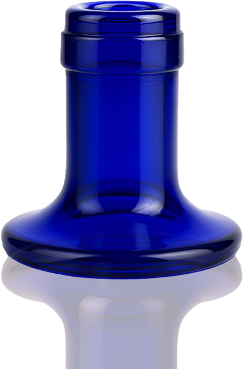 Rebottled - Candleholder N°1 - Blue