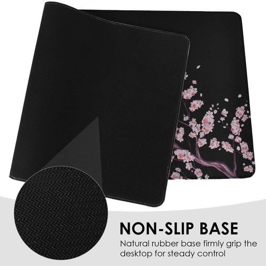 Store_9 - Gaming Mouse Pad - XXL Formaat - Ergonomisch met Polsteun - Zwart - Non-Slip Onderkant - Geschikt voor PC en Office - 900 x 400 mm — afbeelding 2