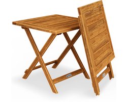 Top 10 Tuintafels voor Buiten 2026: Casaria Inklapbare Bijzettafel 46 x 46 x 46 cm