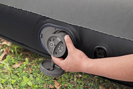 Tritech 12" Dubbele Luchtmatras met Ingebouwde USB-Pomp van Merkloos — afbeelding 3