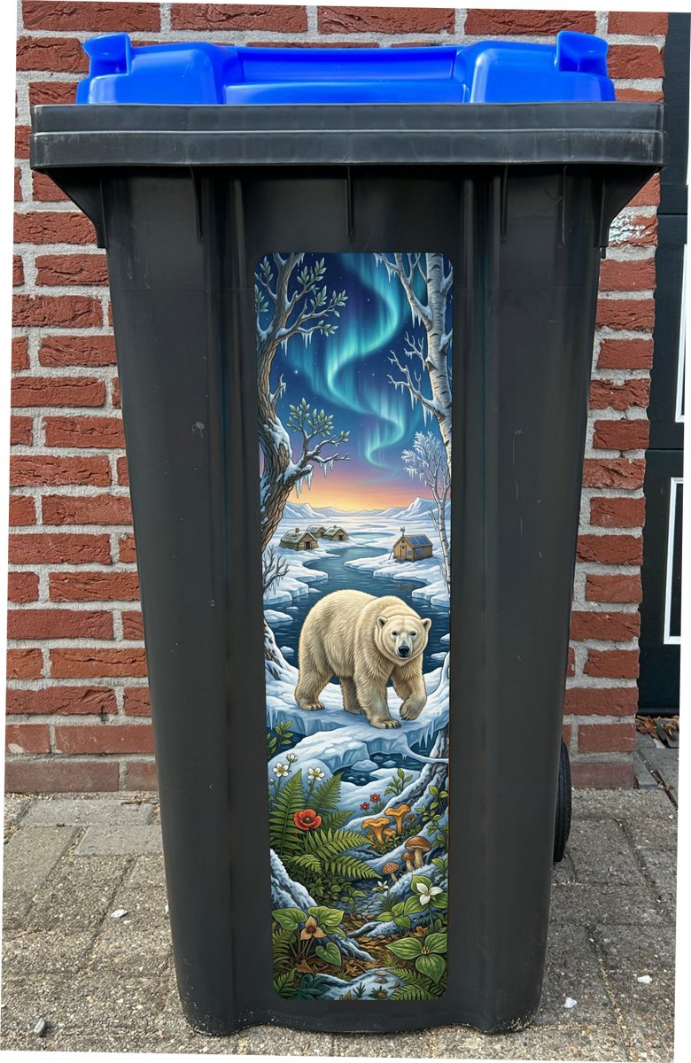 Klikosticker ijsbeer 20x80 cm. (zie ook de andere designs)