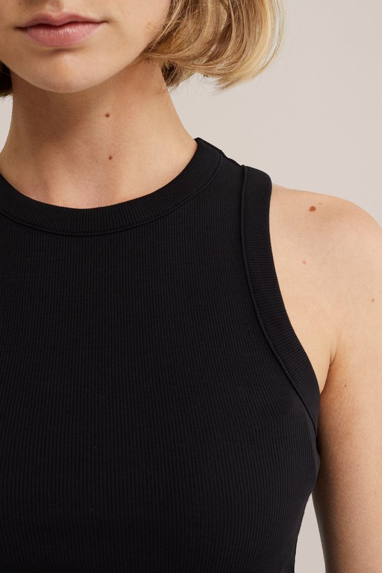 WE Fashion Débardeur femme côtelé