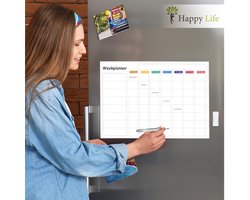 Weekplanner PlakWaarJeWilt – Zelfklevend Whiteboard – 42 x 30 cm