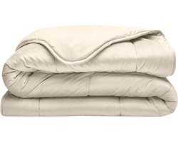 Dekbed zonder Overtrek - Dekbed en Overtrek - Luxe Slapen - Geïntegreerd Overtrek - 200 x 200 cm - Taupe/Grijs