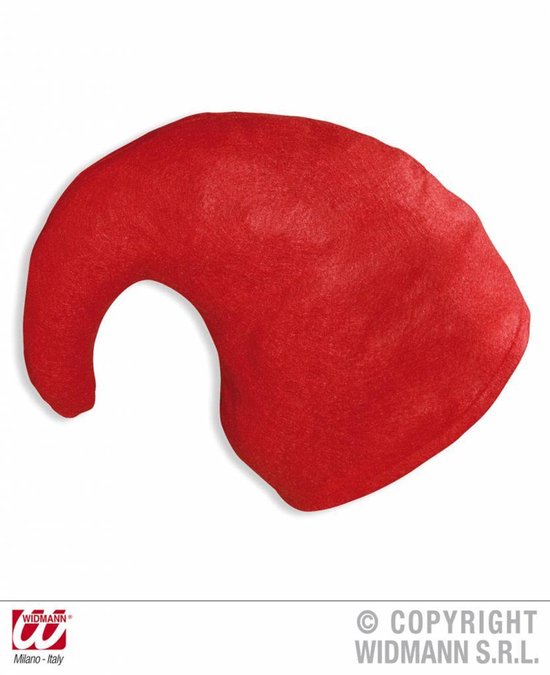 Een rode kaboutermuts.