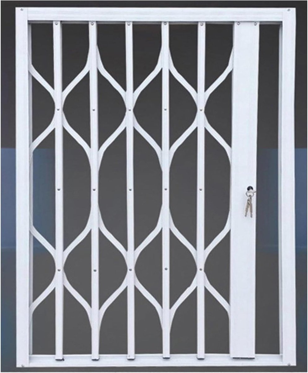 Opvouwbaar Raamrooster - Raambeveiliging Schuifraamrooster - Diefstal Beveiligen - Op Maat Gemaakt - Aanpasbaar - Aluminium