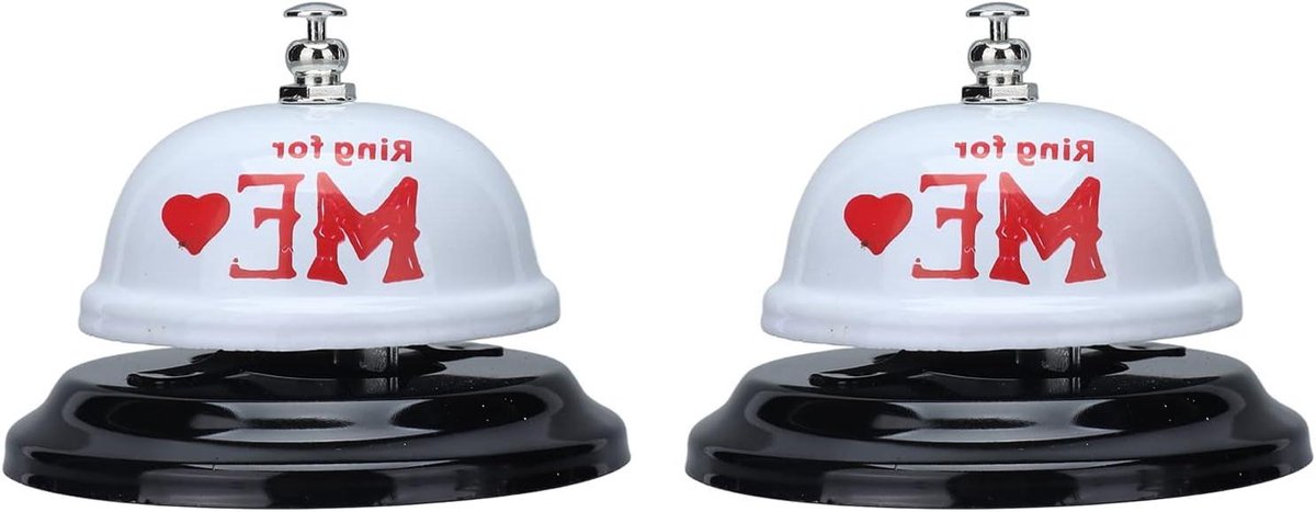 Service Bel - Balie Bel Ring - Klantenservice Melden - Klassieke Stijl - N.v.t. - Zilver