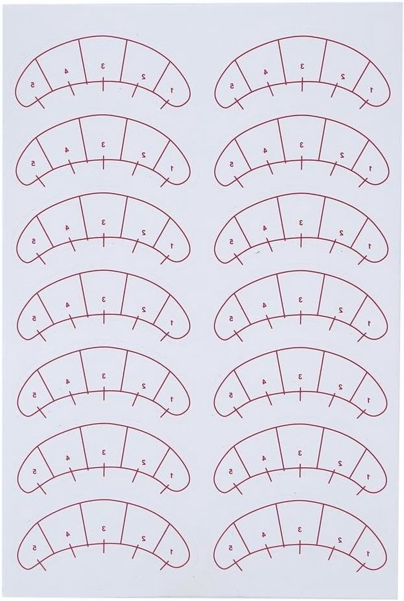 40 Stuks Zelfklevende Stickers voor Wimperextensions - Positionering Pads en Trainingshulpmiddelen voor Perfecte Wimperlook