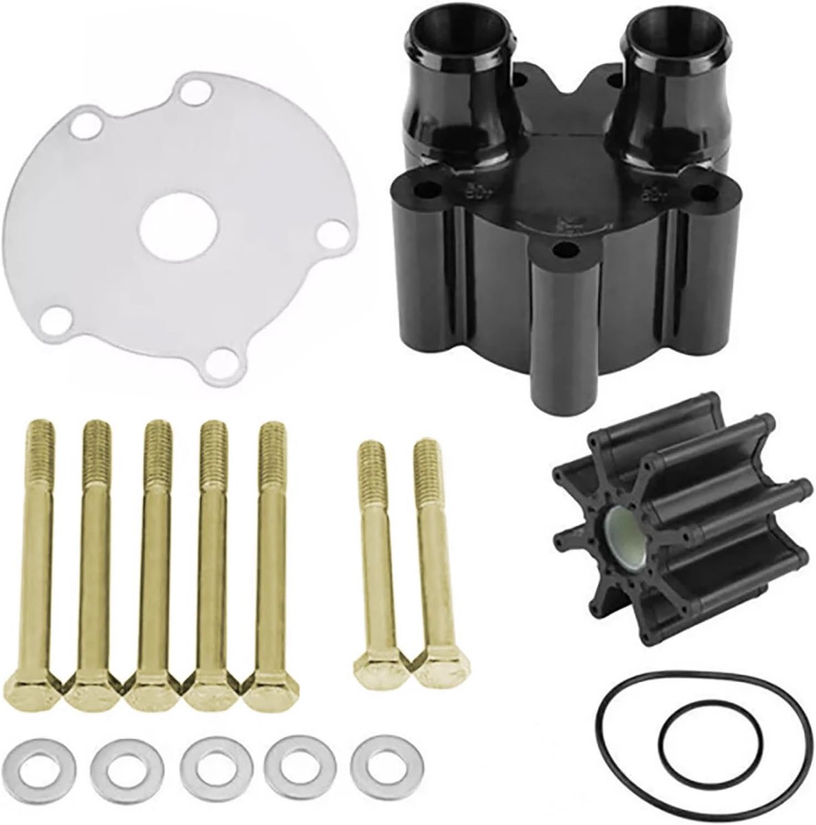 Waterpomp Impeller Reparatiekit - Complete Service Set voor Buitenboordmotoren - Vervanging voor 46-807151A14 & 18-3150