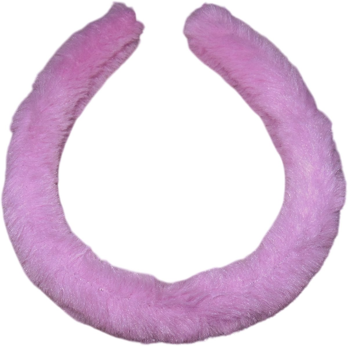Diadeem fluffy roze