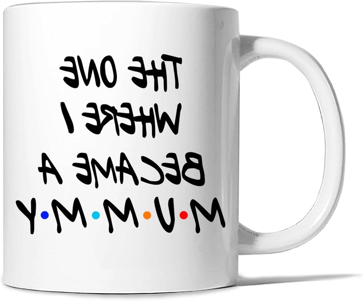 Keramische Mok - Unieke Mok - Cadeau Geven - Origineel Ontwerp - 11 oz - Wit