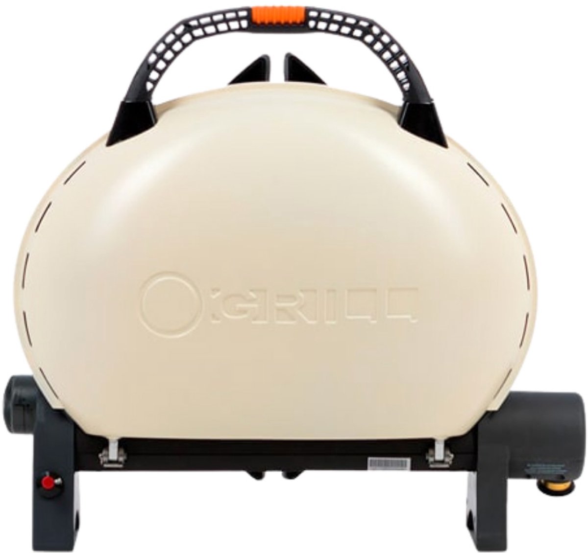 O-Grill 500 Gas BBQ - Draagbare Gas BBQ - Compact & Krachtig - Camping / Balkon - Crème