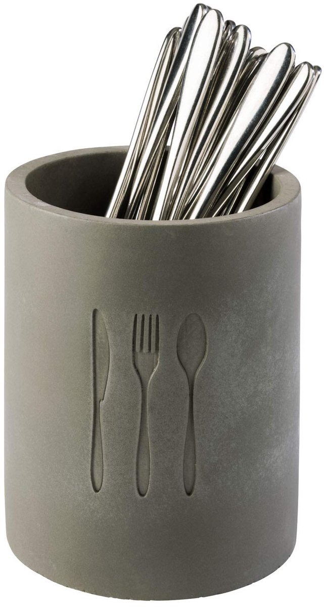 APS Element bestekhouder – betonlook aardewerk – 11 x 14 cm