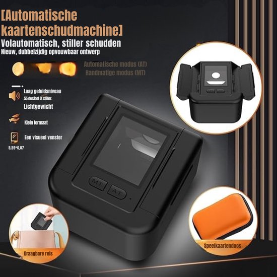 Schudmachine Lab RWB® Kaartschudmachines - Kaartschudmachine - Schudmachine - Zwart - 16 ...