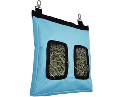 Store_9 - Hay Feeder Bag - Hooivoederopslag - Voor konijnen en cavia's - Blauw - Hangende feeder - Ideaal voor binnengebruik - Multi-huisdier huish...