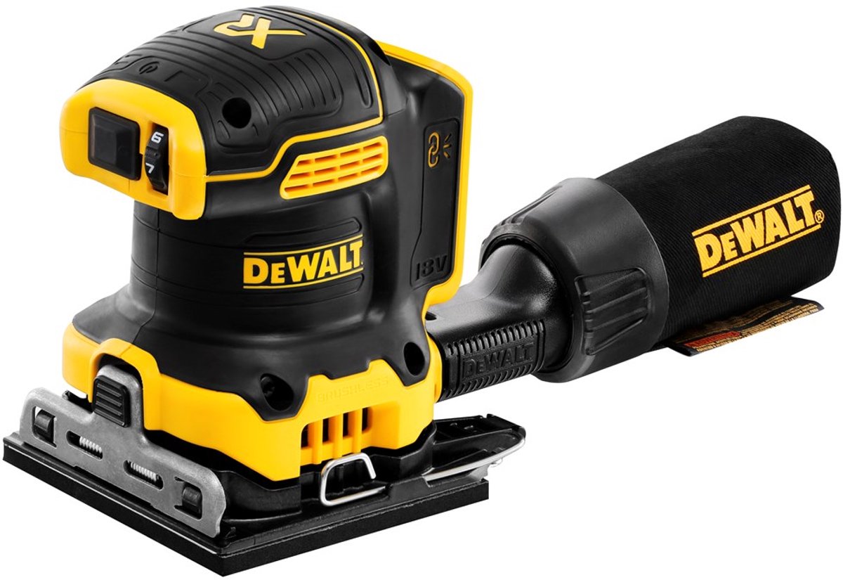 DeWALT DCW200NT Accu vlakschuurmachine 18V XR Basic Body in TSTAK