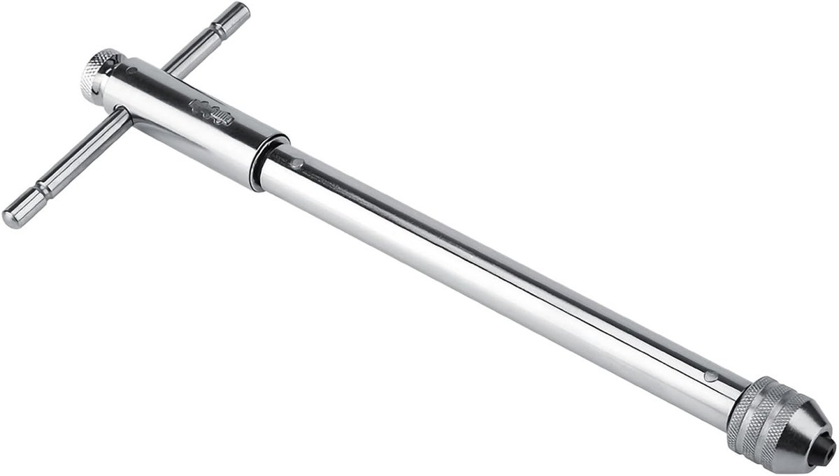 Verstelbare T-Bar Ratchet Tap Handle voor M3-M8 en M5-M12, Perfect voor Tap en Draadset