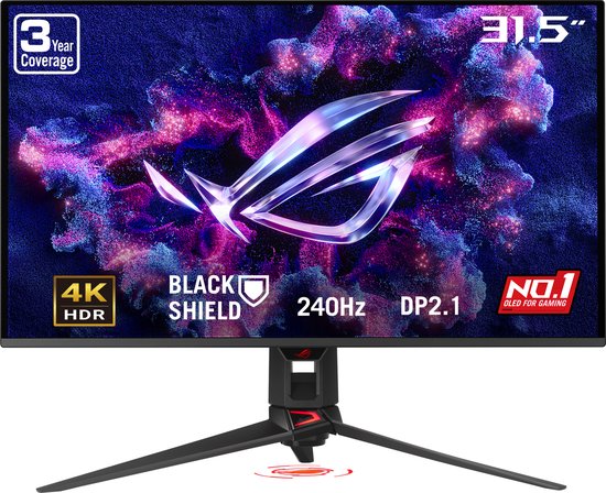 ASUS ROG Swift PG32UCDM3 4K QD-OLED Gaming Monitor 240Hz - asus - €1.349,00