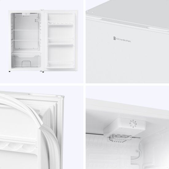 KitchenBrothers Koelkast - 92L - Tafelmodel - IJskast - Frigo - Vrijstaand - Wit van Merkloos — afbeelding 3