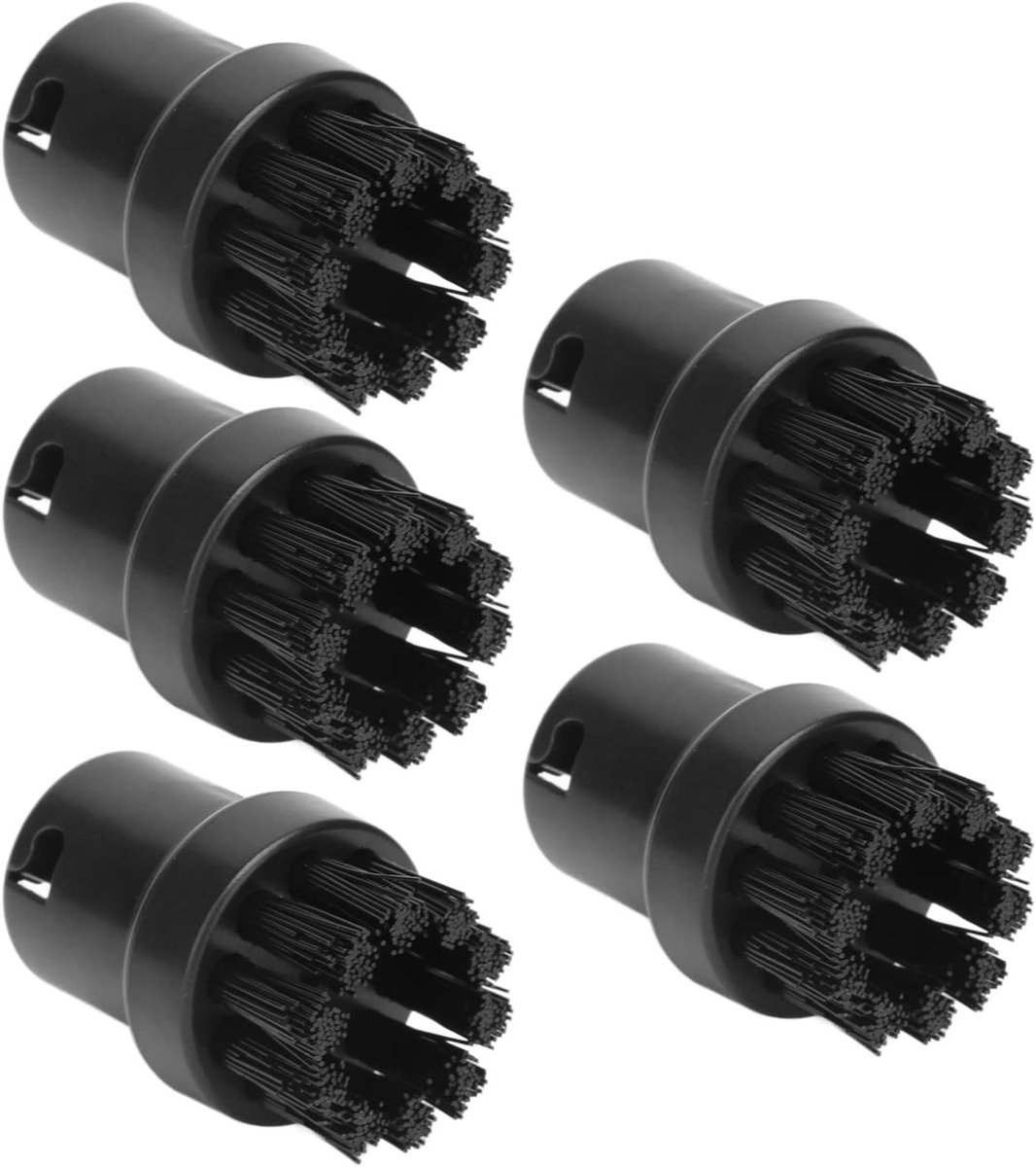 Vervangende Stoomborstelkop voor Stoomreiniger - 5 Stuks Accessoires voor Stoommop en Stoommachine, Geschikt voor Diverse Modellen