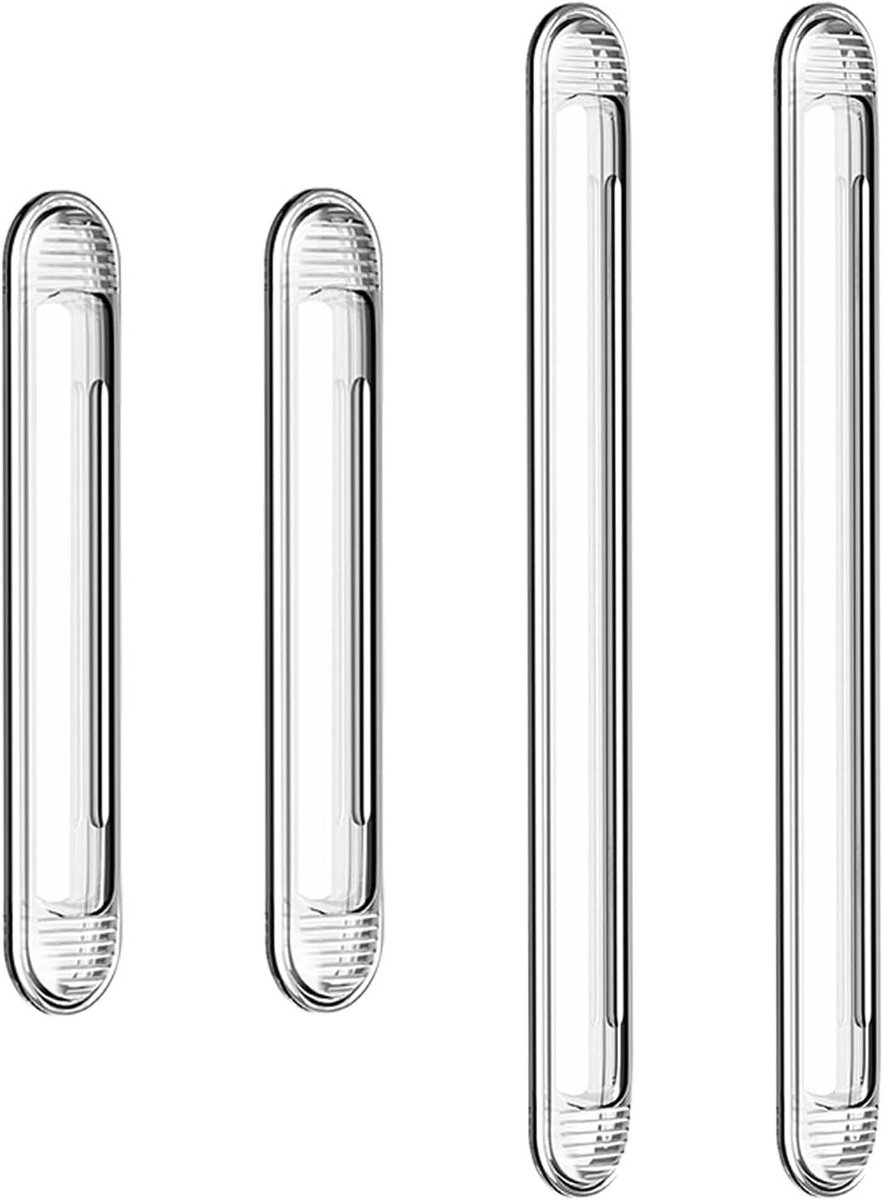 Meubelbeschermers - Deurstoppers Rubber - Meubels Beschermen - Schokabsorberend Ontwerp - 4 stuks - Transparant