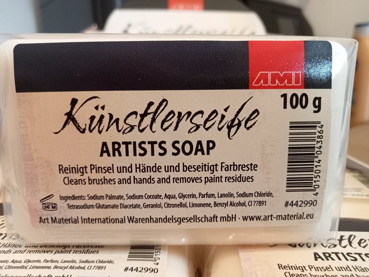 Zeep voor het reinigen van penselen en handen - per stuk