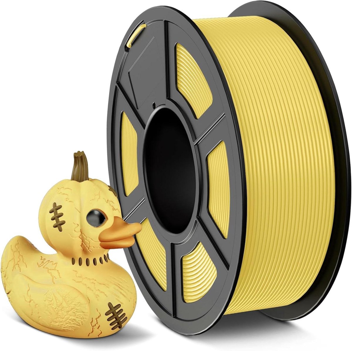 3D Print Filament - PETG Draad - Objecten Maken - Hoge Taaiheid - 1.75 mm - Citroengeel