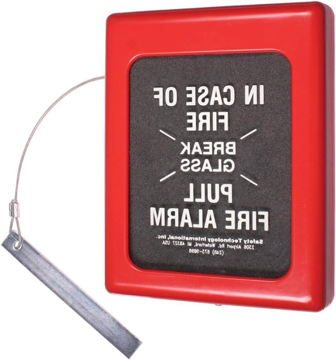Beschermhoes Breekglas - Alarmbehuizing Rood Alarm - Beveiliging Toepassen - UV-Gestabiliseerd Polycarbonaat - 28.5 x 19.3 x 9.4 cm - Rood