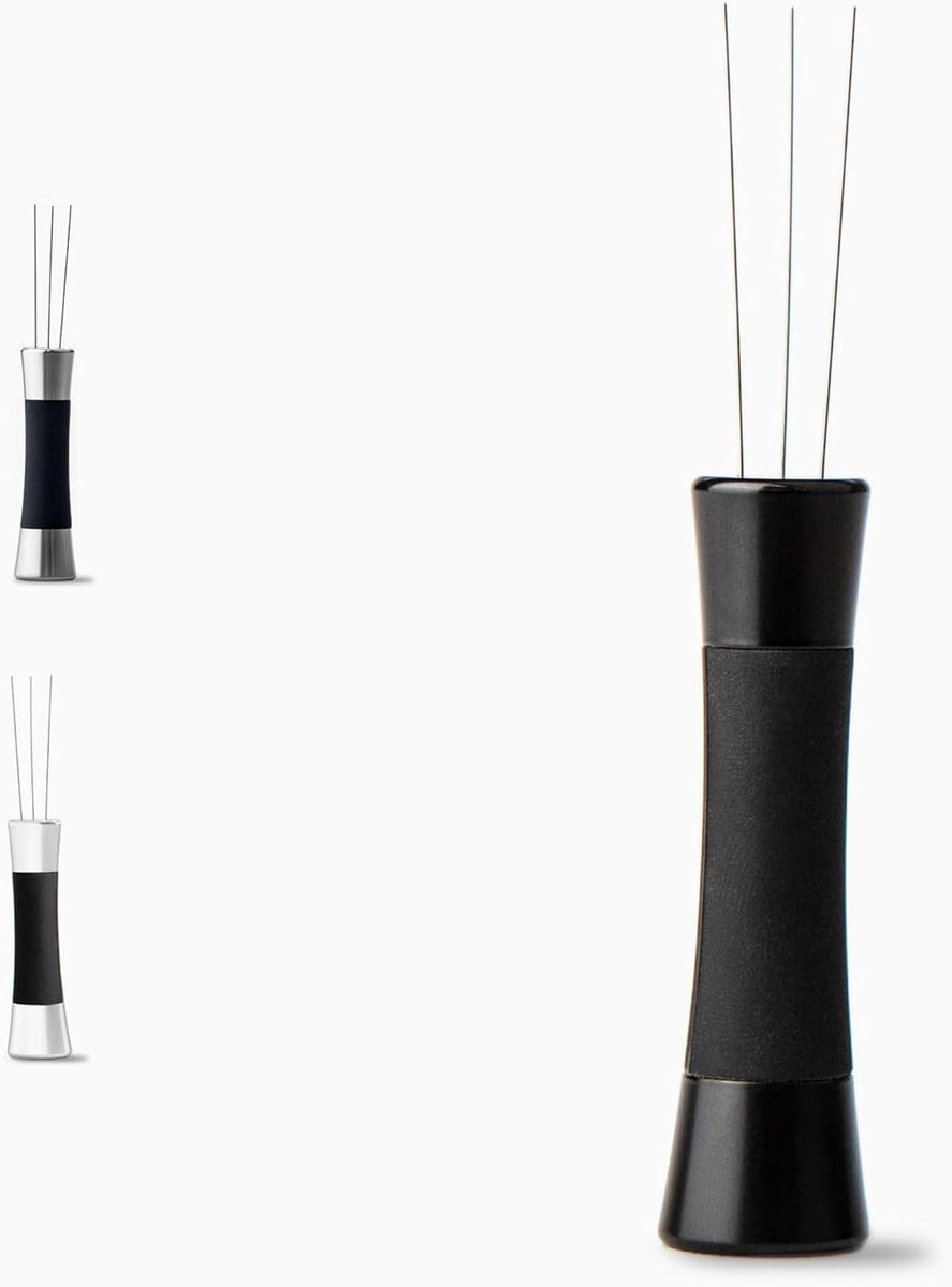 WDT Tool - Koffiedistributie Naald - Koffie Bereiden - Gelijkmatige Verdeling - 04 mm pinnen - Zilver