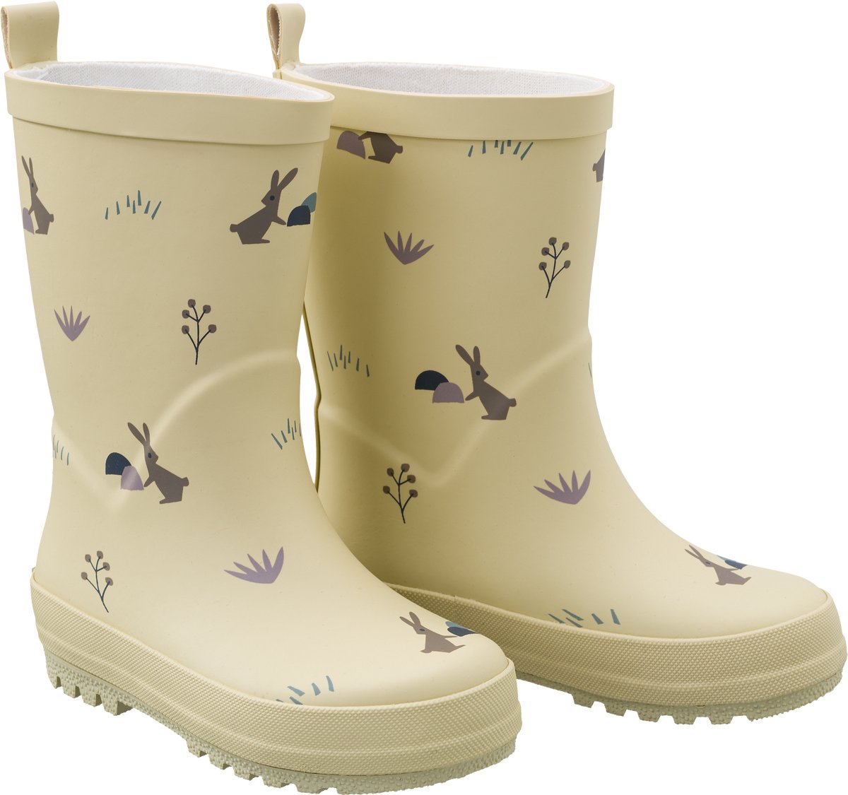 Fresk Regenlaarzen voor Kinderen 29 - Regenlaarsjes voor Unisex - Kaplaarzen - Zand - Rabbit Sandshell