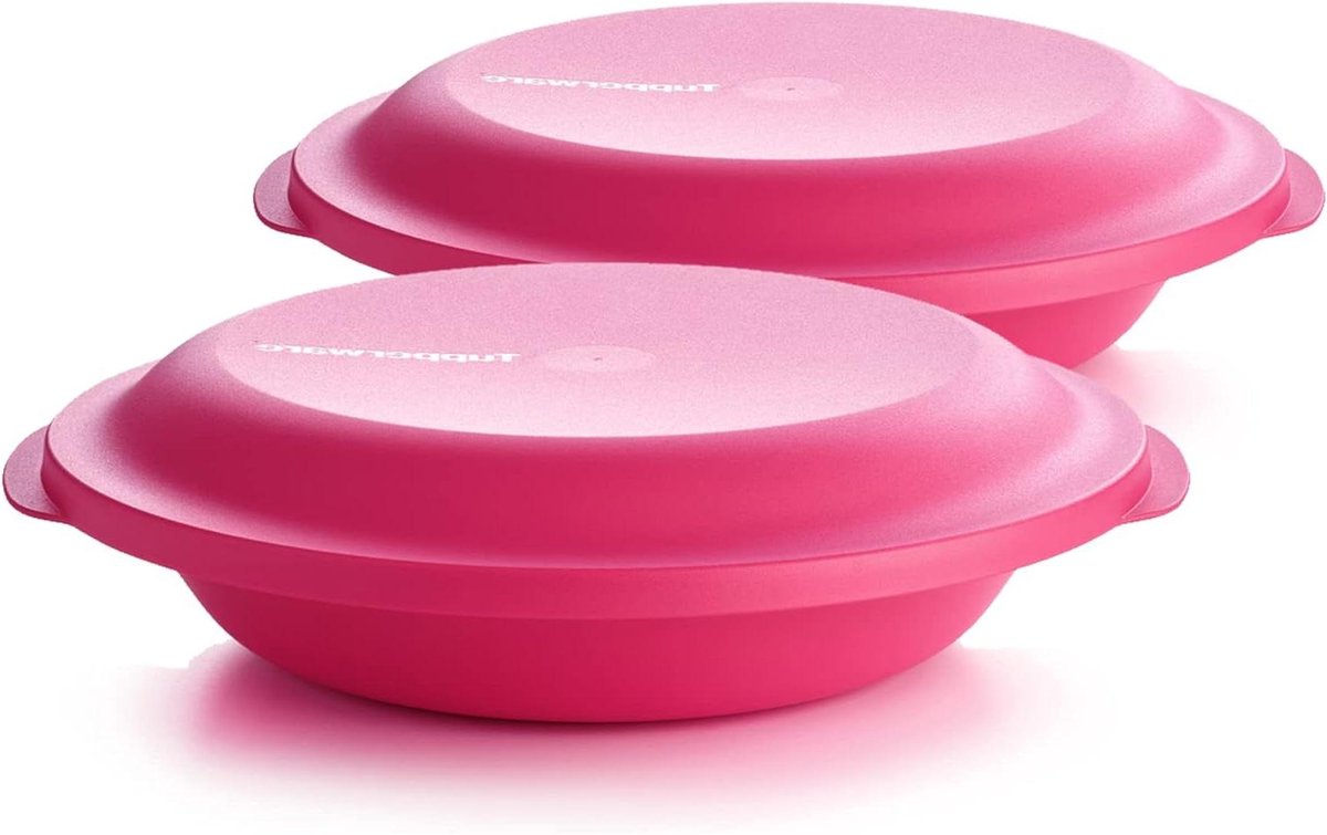 Dubbele Borden - Servies Set - Maaltijd Serveren - Modern Japans Design - Grote Maat - Roze