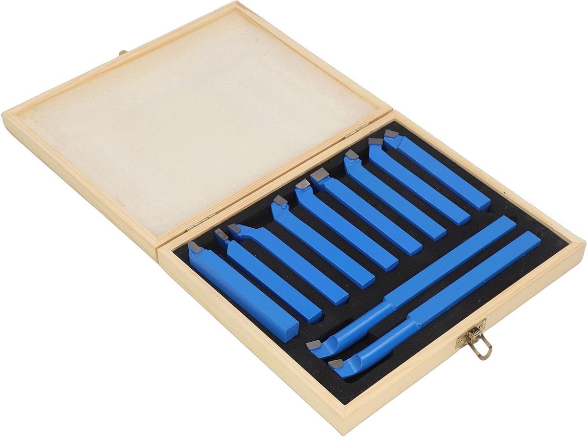 Set van 12 mm Tungsten Carbide Draai- en Snijgereedschap voor Precisiewerk en Bewerking