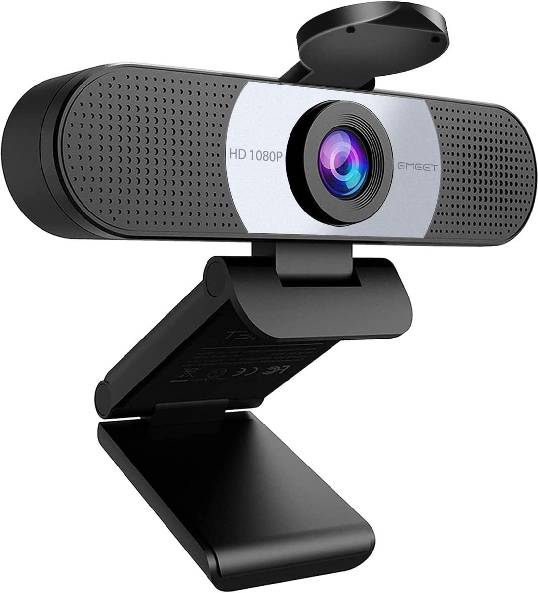 Webcam voor PC - Streaming Camera - 4K Kwaliteit - Zwart - wide angle