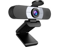 Webcam voor PC - Streaming Camera - 4K Kwaliteit - Zwart - wide angle