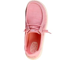 Wendy Stretch Sox Dames Instappers Mesh Roze