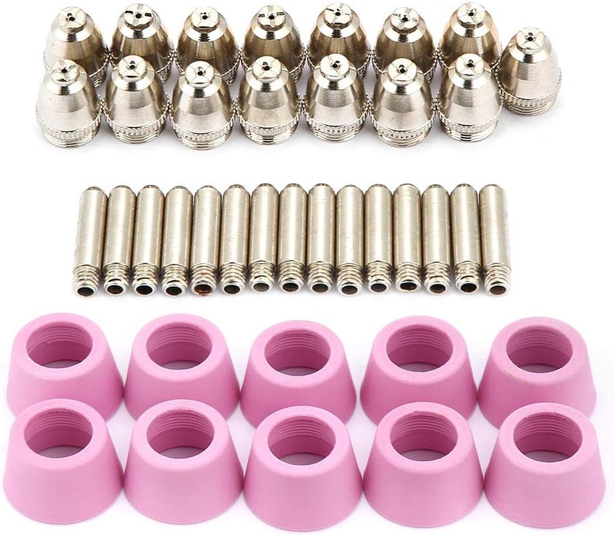 Plasma Snij Accessoires - Snijpunten Mondstukken - Metaal Bewerken - 40 Stuks Set - 13x8x5cm