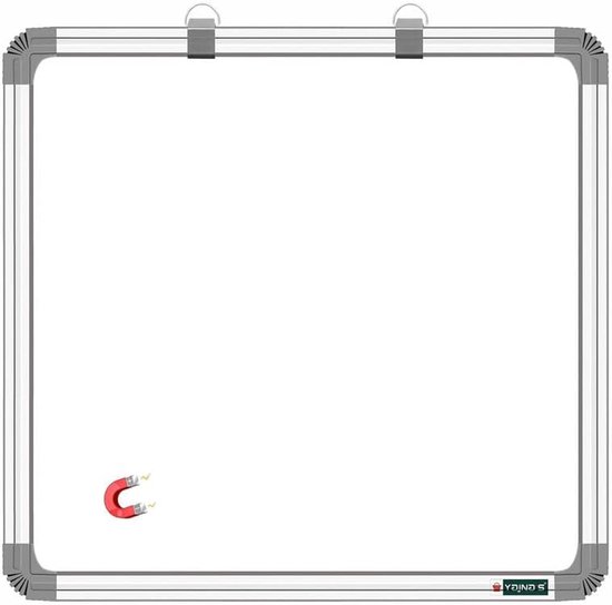 Queence Whiteboard Magnetisch 100 x 150 cm | Zelfklevende Folie | Whiteboard | Schrijfbord | Muurfolie | Multifunctionele Bordfolie | Wit