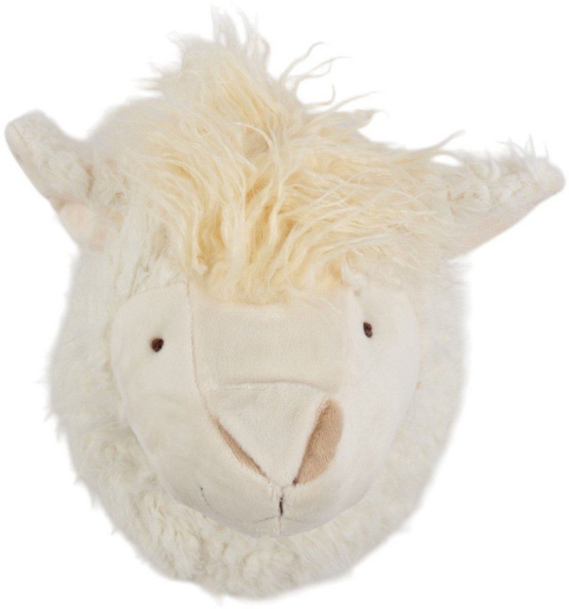 Wandkop Alpaca off white M
